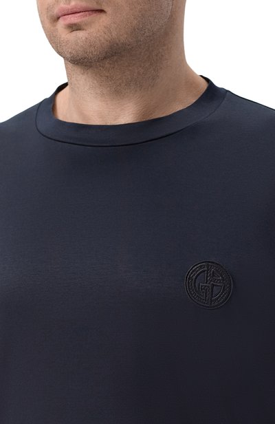 Хлопковая футболка GIORGIO ARMANI, арт. GM000315/AF30132, фото 5