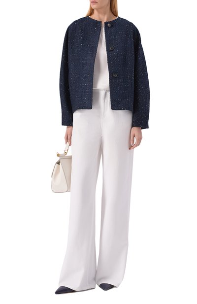 Женский твидовый жакет KITON, арт. D61505K0939G