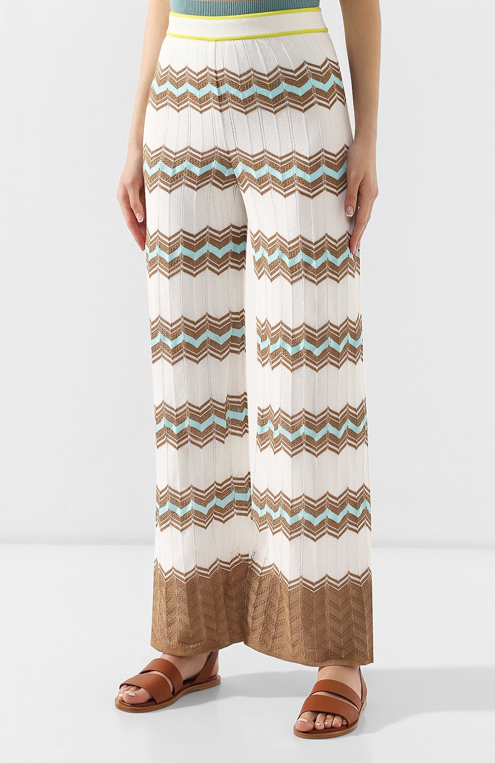 Брюки из смеси хлопка и вискозы M MISSONI, арт. 2DI00048/2K000S, фото 3