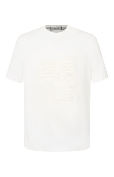 Мужская хлопковая футболка CANALI, арт. T0911/MJ02260