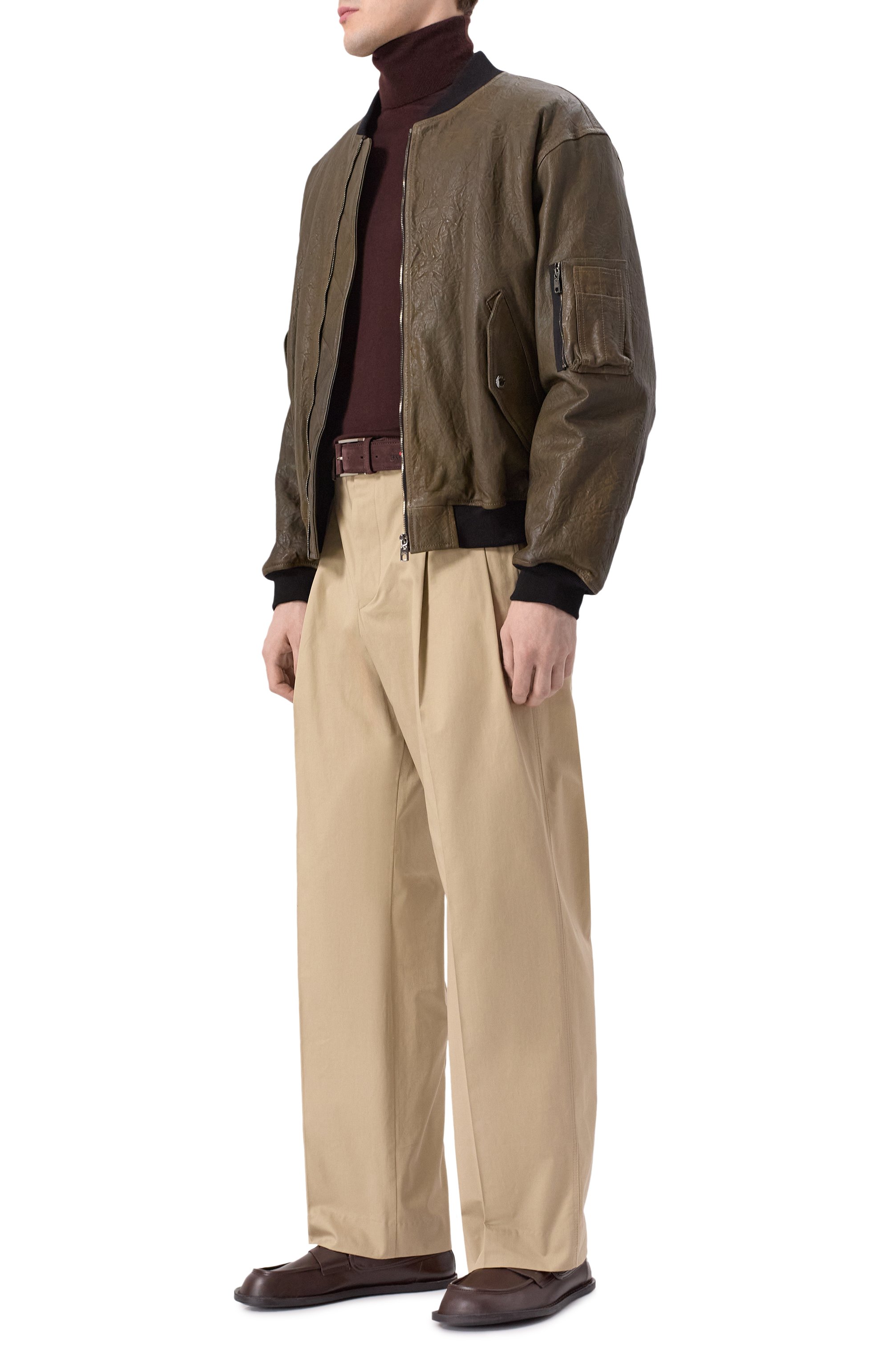 Кожаные лоферы desert college MOSCHINO, арт. 10181/GA0, фото 2