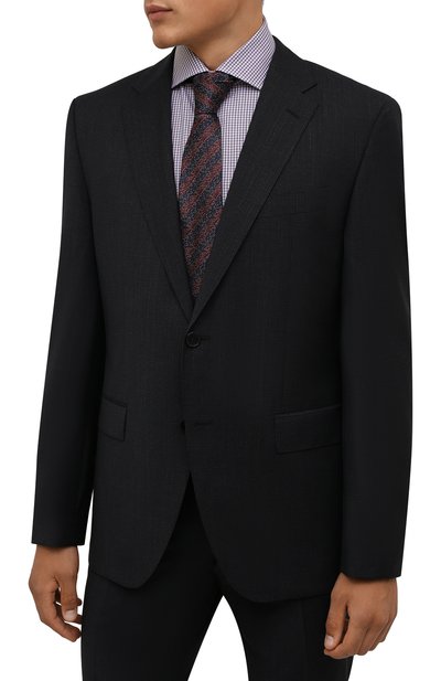 Шелковый галстук ZEGNA бордового цвета по цене 21400 руб., арт. Z2D25T/1UM, фото 2 Шелковый галстук ZEGNA, арт. Z2D25T/1UM, фото 2