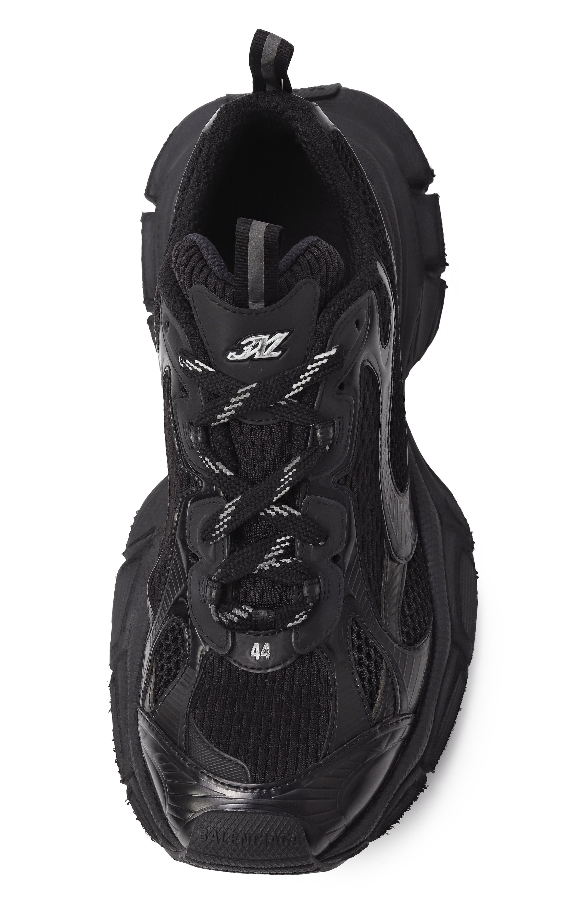 Комбинированные кроссовки 3xl BALENCIAGA черного цвета по цене 123500 руб., арт. 734734/W3XL1, фото 6 Комбинированные кроссовки 3xl BALENCIAGA, арт. 734734/W3XL1, фото 6