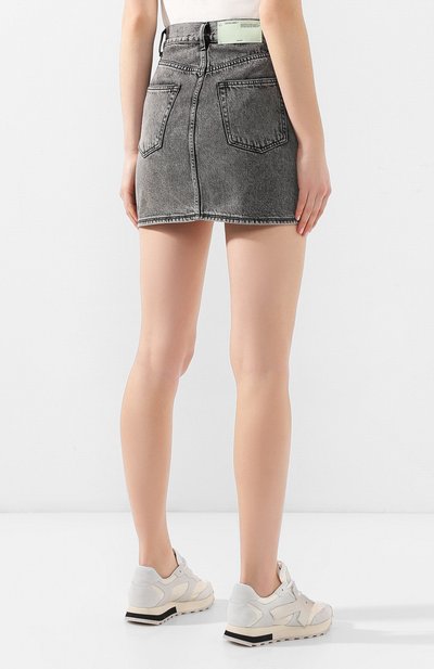 Джинсовая юбка OFF-WHITE, арт. 0WYF002S197740448600, фото 4
