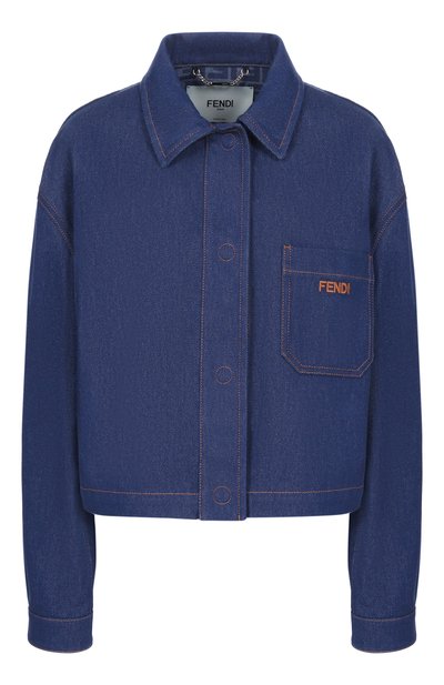 Женская джинсовая куртка FENDI, арт. FLF856/A0HS