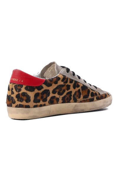 Кожаные кеды super-star GOLDEN GOOSE DELUXE BRAND, арт. GWF00101.F008103, фото 5