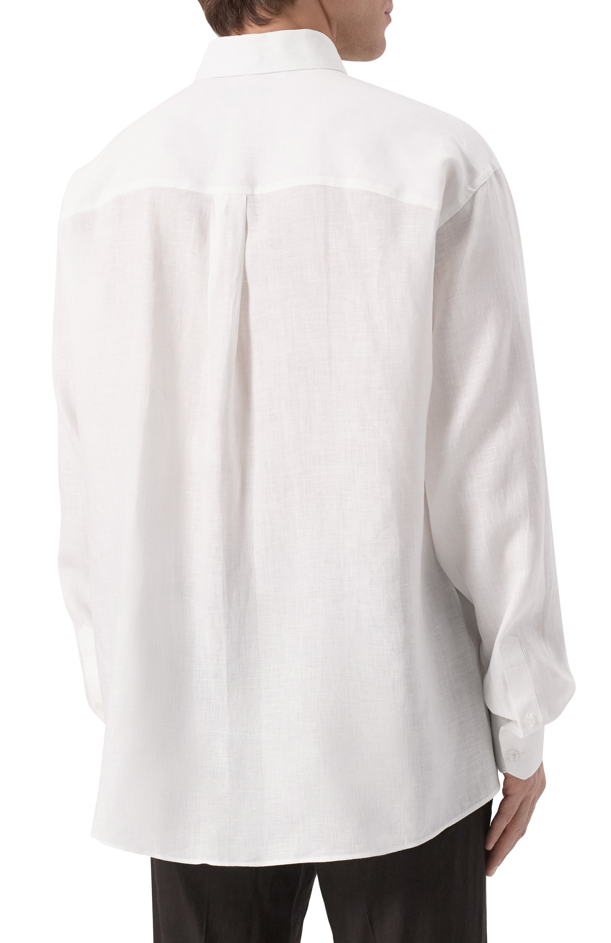 Льняная рубашка DOLCE & GABBANA, арт. G5MS2Z/FU4IK, фото 4