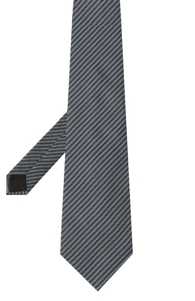 Шелковый галстук LANVIN голубого цвета по цене 15000 руб., арт. TIE/2100, фото 3 Шелковый галстук LANVIN, арт. TIE/2100, фото 3