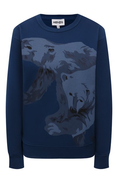 Женский хлопковый свитшот polar bear KENZO, арт. FB62SW8214M0