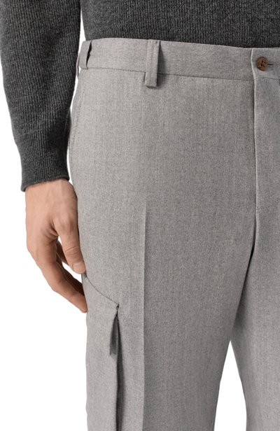 Шерстяные брюки-карго CORNELIANI, арт. 284L02/2A18111, фото 5