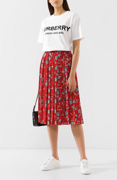 Хлопковая футболка BURBERRY, арт. 8012560, фото 2