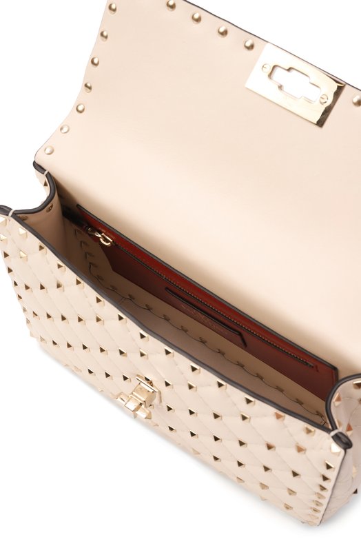 Сумка Rockstud Spike medium Valentino 7W2B0122/NAP Кремовый  7W2B0122/NAP Фото 5