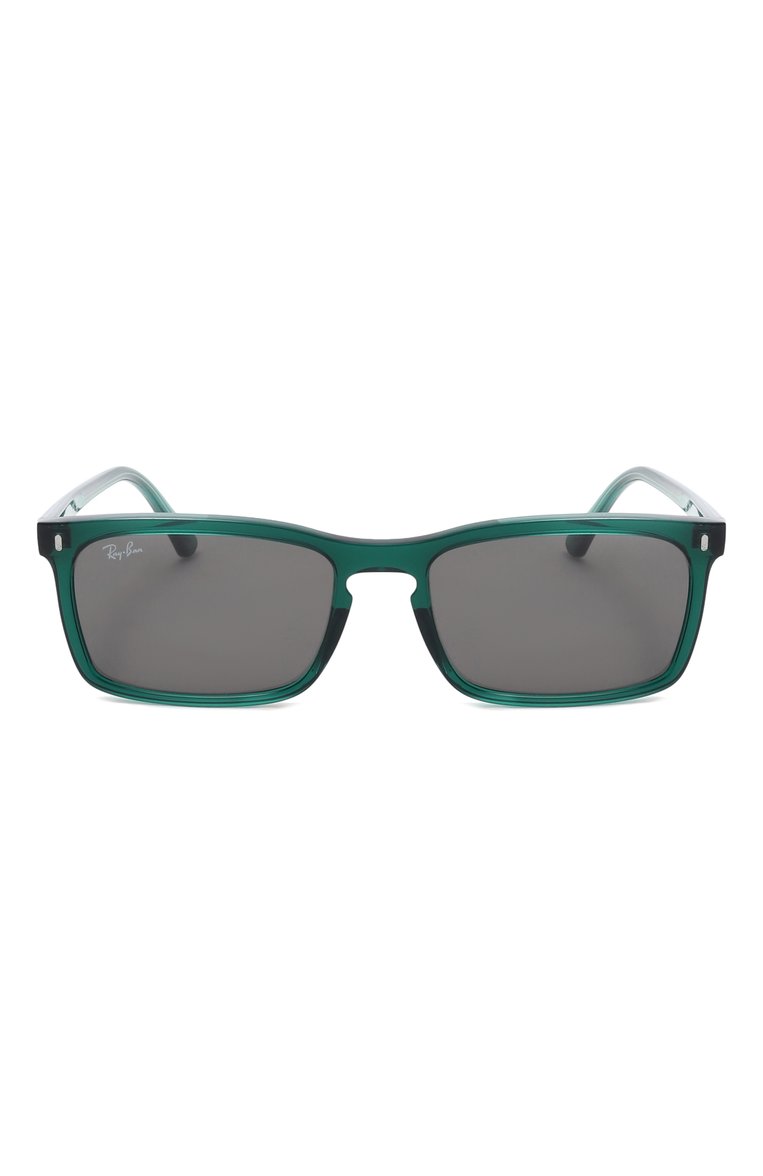 Женские солнцезащитные очки RAY-BAN зеленого цвета, арт. 4435-6615B1 | Фото 4 (Нос: Не проставлено; Региональные ограничения белый список (Axapta Mercury): Не проставлено; Тип очков: С/з; Материал: Пластик; Кросс-КТ: С/з-унисекс; Очки форма: Прямоугольные; Оптика Гендер: оптика-унисекс)