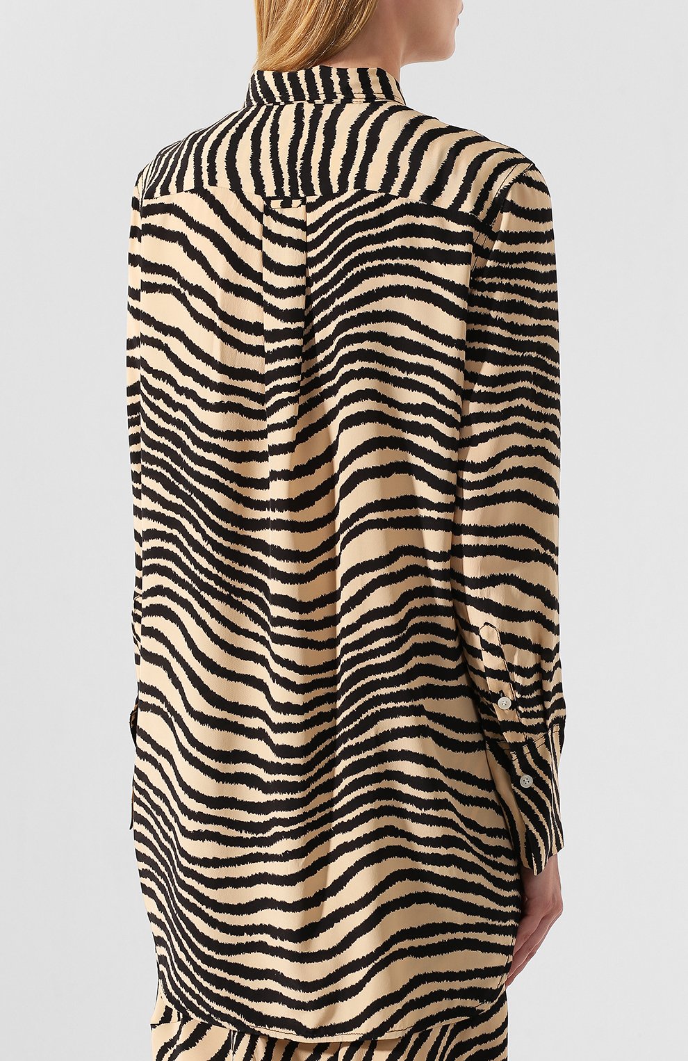 Рубашка из смеси вискозы и шелка BY MALENE BIRGER, арт. Q66961011/LIKARAH, фото 4