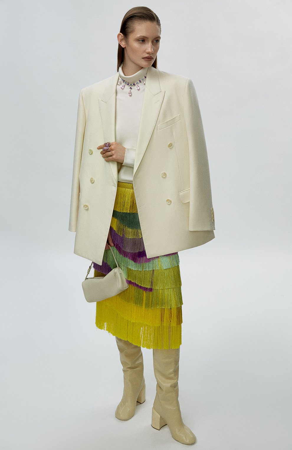 Атласная блузка JIL SANDER, арт. J03NC0028-J65022, фото 6