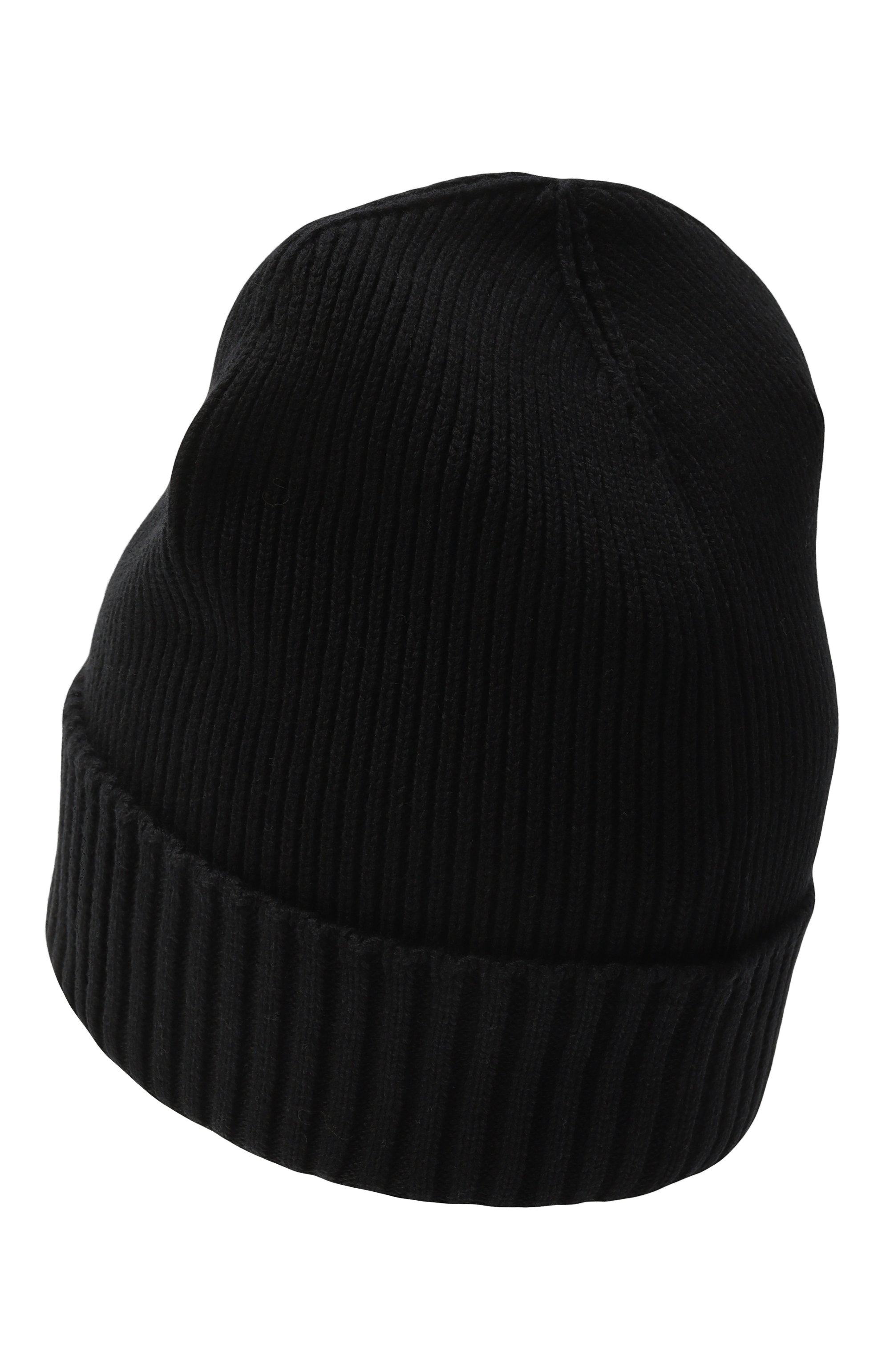 Шапка из хлопка и шерсти BOSS черного цвета по цене 8295 руб., арт. 50499423, фото 2 Шапка из хлопка и шерсти BOSS, арт. 50499423, фото 2