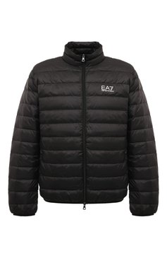 Мужская пуховик EA 7 черного цвета, арт. 8NPB23/PNGPZ/3XL | Фото 1 (Драгоценные камни: Проставлено; Рукава: Длинные; Материал сплава: Проставлено; Материал подклада: Синтетический материал; Материал внешний: Синтетический материал; Длина (верхняя одежда): Короткие; Материал утеплителя: Пух и перо; Стили: Кэжуэл; Мужское Кросс-КТ: пуховик-короткий)