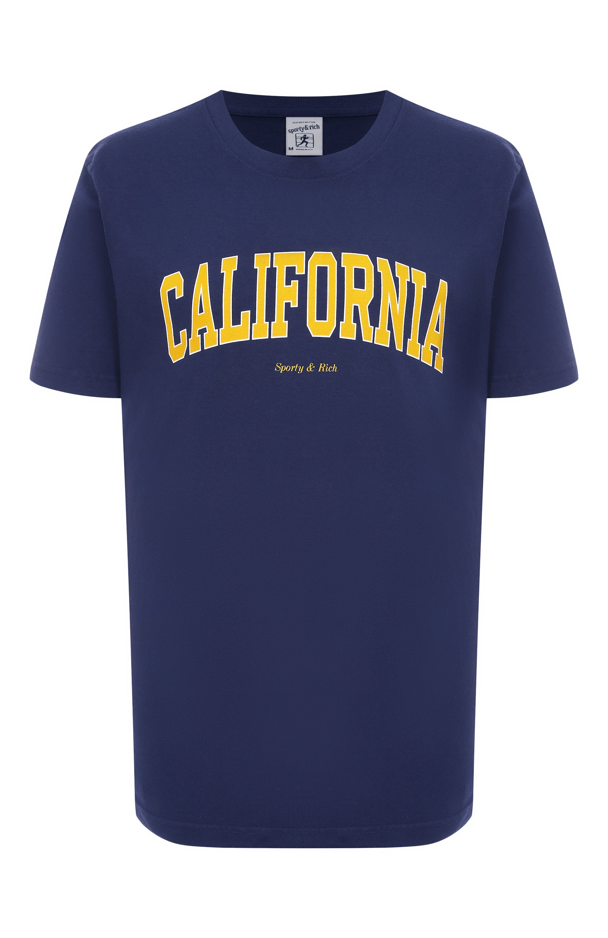 Хлопковая футболка SPORTY AND RICH, арт. T0043508501BL32, фото 1