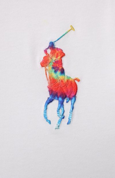 Хлопковая футболка POLO RALPH LAUREN, арт. 321858710, фото 3