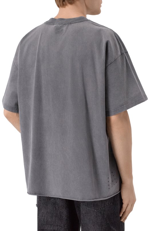 Хлопковая футболка Ksubi MPF25TE025 Серый  MPF25TE025 Фото 4