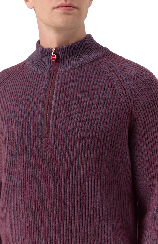 Кашемировый свитер Kiton UMK0794A0024 Фиолетовый  UMK0794A0024 Фото 5