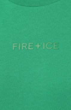 Мужская хлопковая футболка BOGNER FIRE+ICE зеленого цвета, арт. 54437308 | Фото 5 (Принт: Без принта; Рукава: Корот�кие; Длина (для топов): Стандартные; Материал сплава: Проставлено; Материал внешний: Хлопок; Драгоценные камни: Проставлено; Стили: Кэжуэл)