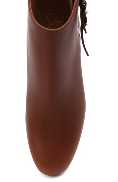 Кожаные ботильоны ziptotal 55 CHRISTIAN LOUBOUTIN, арт. 3210271/ZIPT0TAL 55, фото 5
