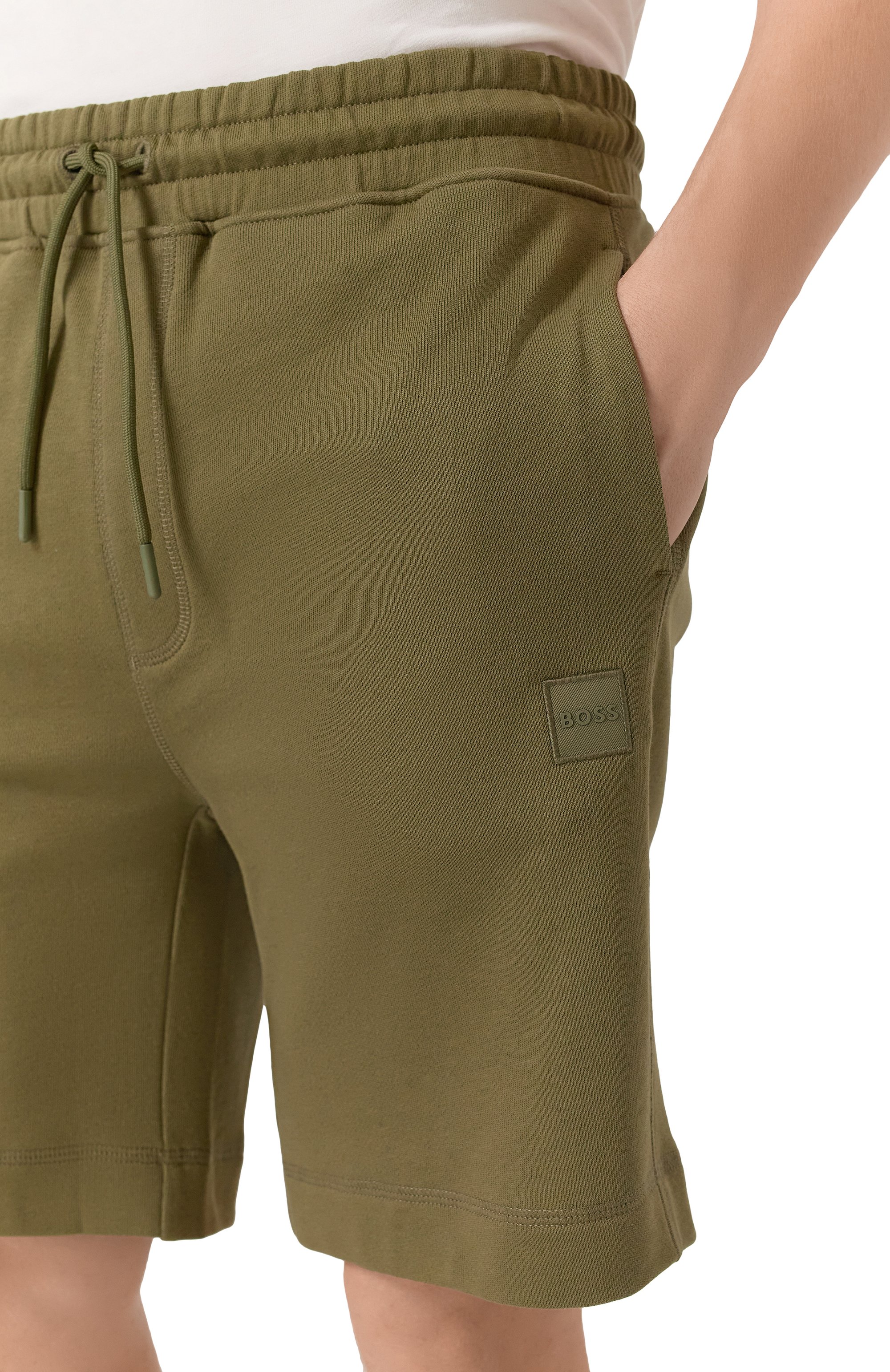 Хлопковые шорты BOSS ORANGE, арт. 50511726, фото 5