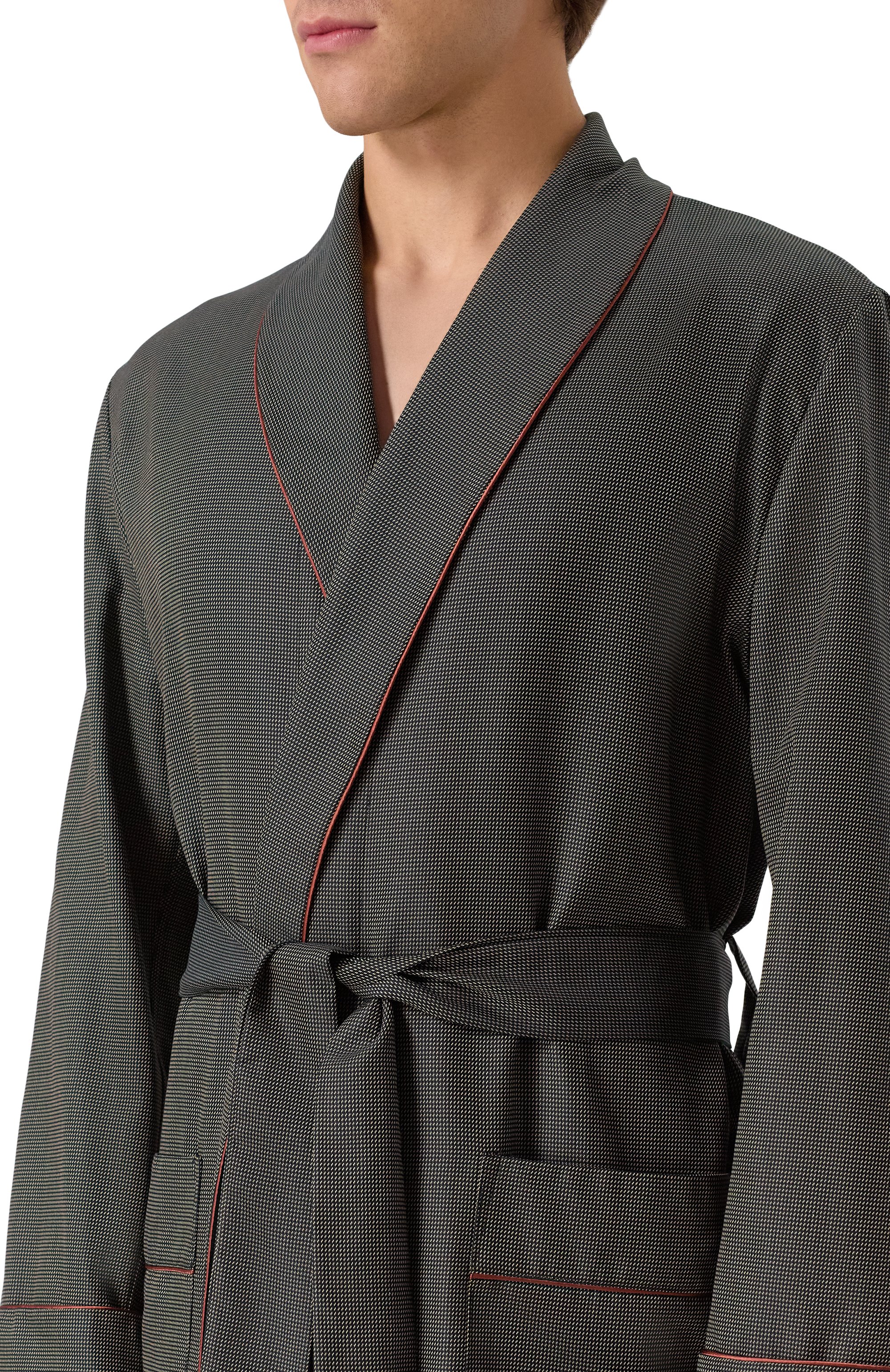 Хлопковый халат FRETTE, арт. 25109025 00F 00947, фото 4