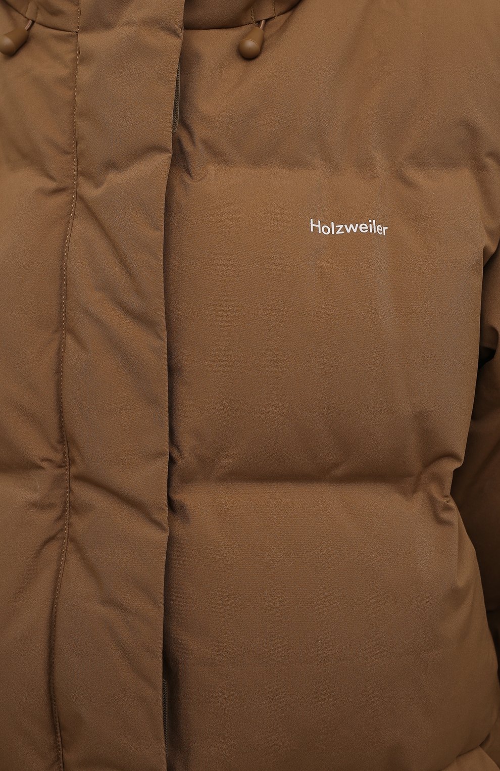 Пуховик HOLZWEILER коричневого цвета по цене 82700 руб., арт. 12758/L0EN D0WN JACKET, фото 5 Пуховик HOLZWEILER, арт. 12758/L0EN D0WN JACKET, фото 5