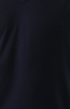 Мужская хлопковая футболка с v-образным вырезом ZIMMERLI темно-синего цвета, арт. 172/1462 | Фото 5 (Рукава: Короткие; Длина (для топов): Стандартные; Материал внешний: Хлопок; Мужское Кросс-КТ: Футболка-белье; Кросс-КТ: домашняя одежда; Статус проверки: Проверена категория; Материал сплава: Проставлено; Ювелирные украшения: Назначено; Драгоценные камни: Проставлено)