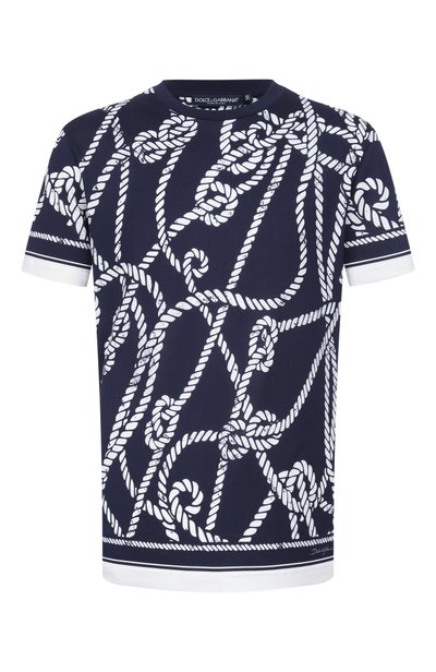 Мужская хлопковая футболка DOLCE & GABBANA, арт. G8RN8T/II7L5