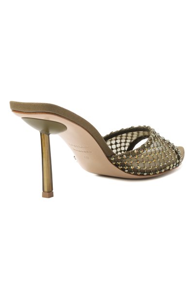 Текстильные мюли gilda 80 LE SILLA хаки цвета по цене 87800 руб., арт. 3440D080BXPXSTV/961, фото 5 Текстильные мюли gilda 80 LE SILLA, арт. 3440D080BXPXSTV/961, фото 5