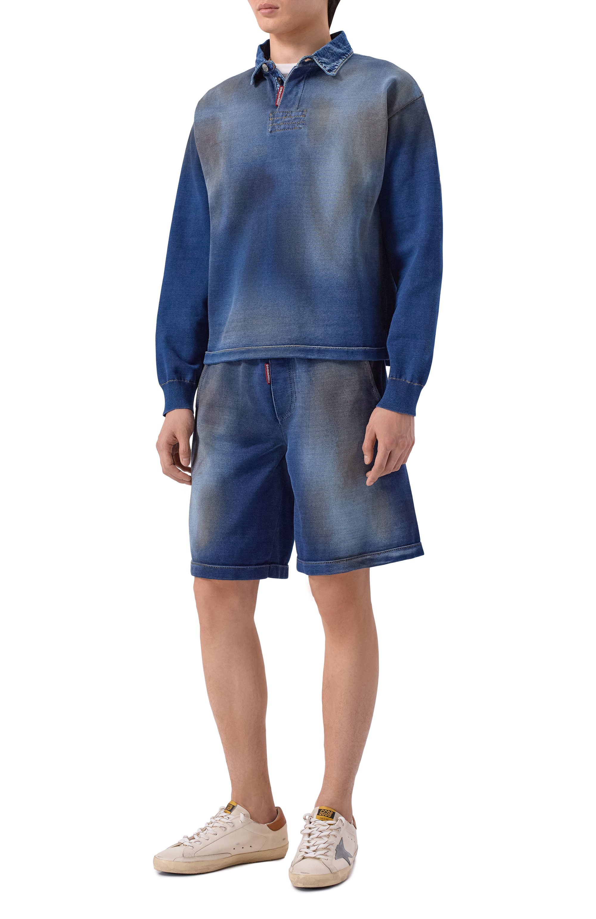 Хлопковое поло DSQUARED2, арт. S74HA1611/D13192, фото 2