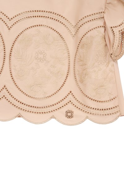 Хлопковый топ ELIE SAAB JUNIOR, арт. EFTP028 V1/TS0724 RIC05_001, фото 3