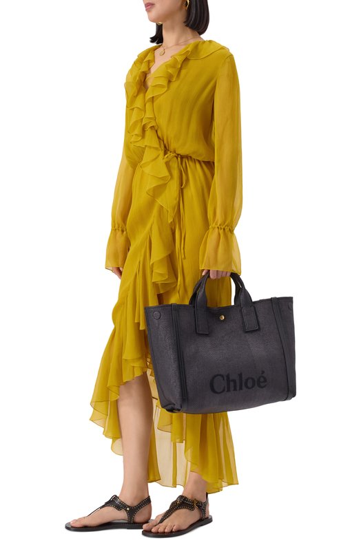 Сумка-тоут Chloé Carry Chloé CH25US910P19 Синий  CH25US910P19 Фото 7