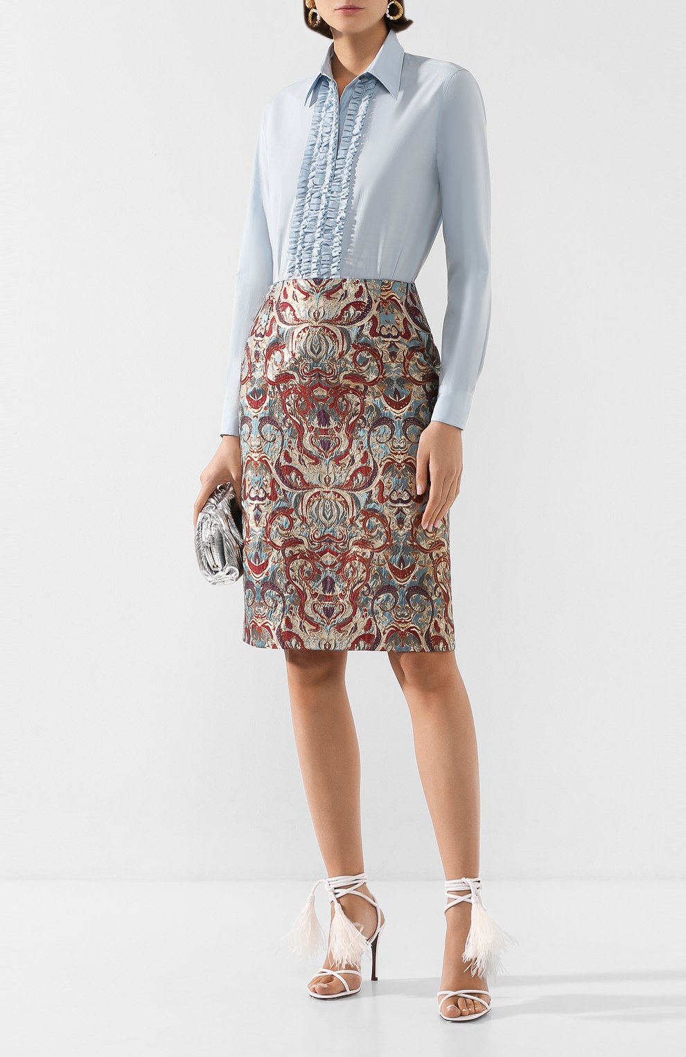 Хлопковая рубашка DRIES VAN NOTEN, арт. 201-10751-9245, фото 2