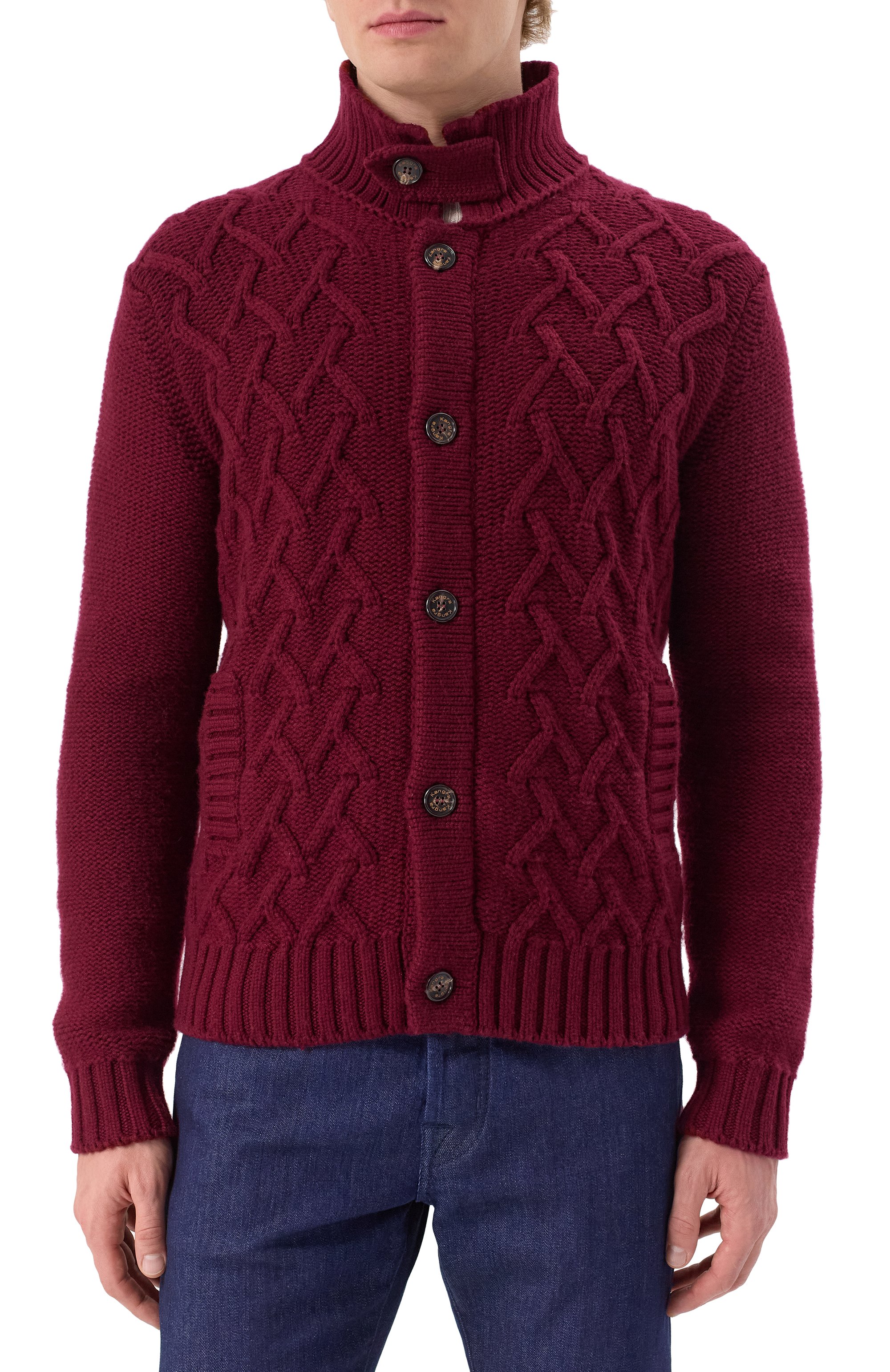 Кашемировый кардиган с отделкой из бобра KANGRA, арт. 9351/56 02, фото 7