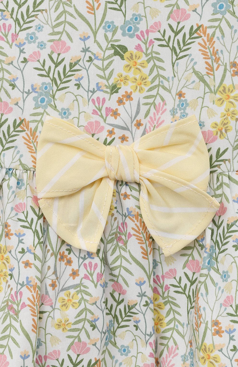 Комплект из топа и шорт IL GUFO желтого цвета по цене 13050 руб., арт. P23DP421C4097/24M-36M, фото 4 Комплект из топа и шорт IL GUFO, арт. P23DP421C4097/24M-36M, фото 4