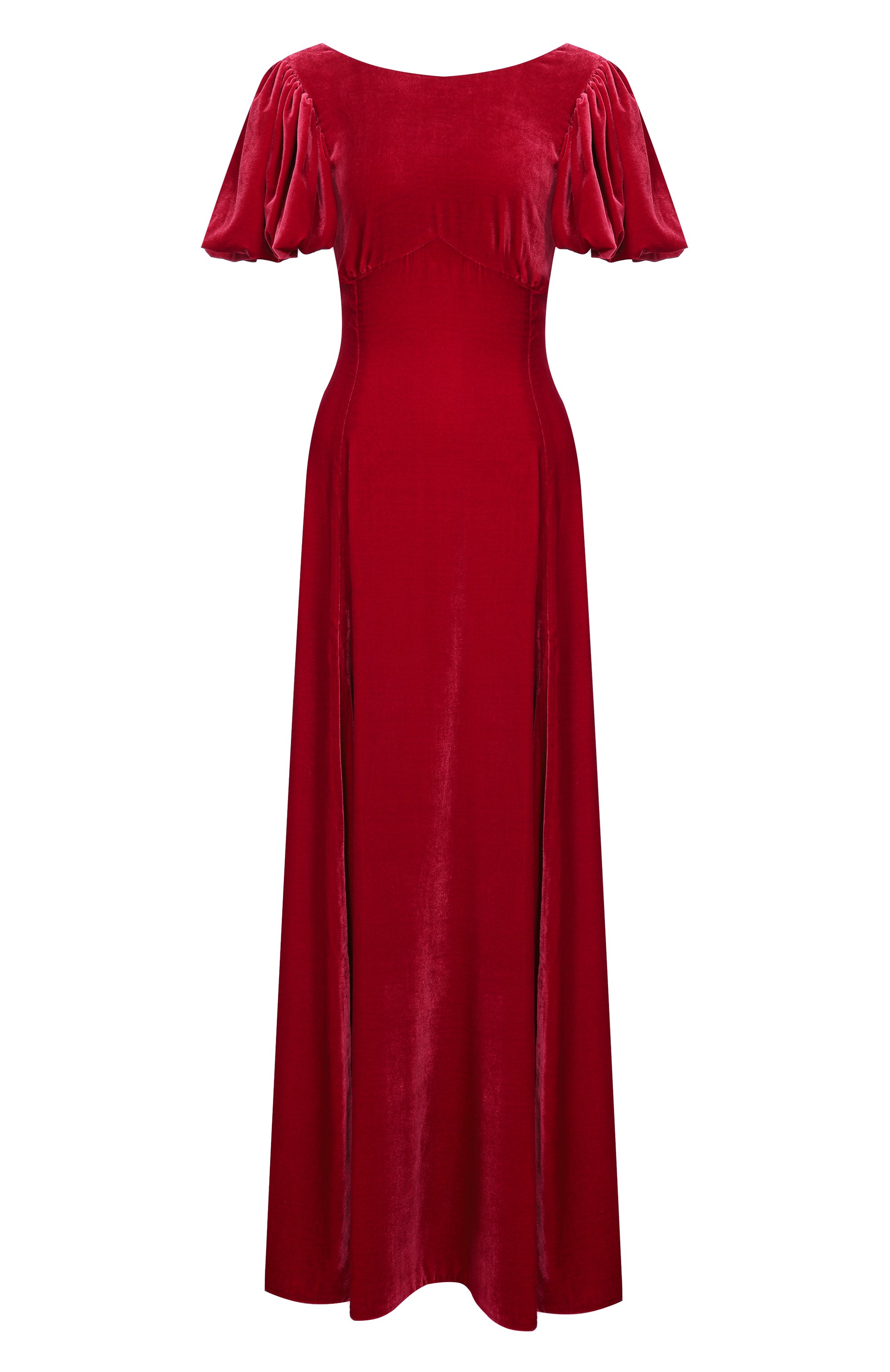 Бархатное платье ХОХЛОМА Х АЛЕНА АХМАДУЛЛИНА, арт. WTD1336, фото 1