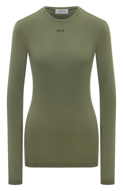 Женская лонгслив из вискозы OFF-WHITE, арт. 0WAD136F24JER001