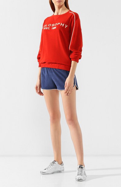 Хлопковые шорты PHILOSOPHY DI LORENZO SERAFINI, арт. A0318/749, фото 2