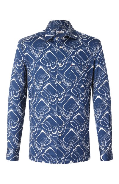 Мужская хлопковая рубашка KITON, арт. UMCNERCH0924811