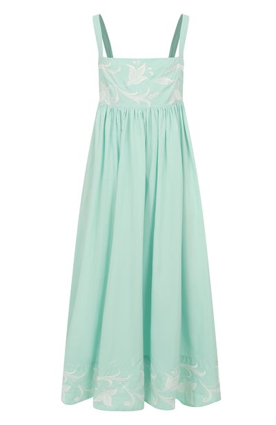 Женское платье из хлопка и шелка MVST, арт. H111/0206