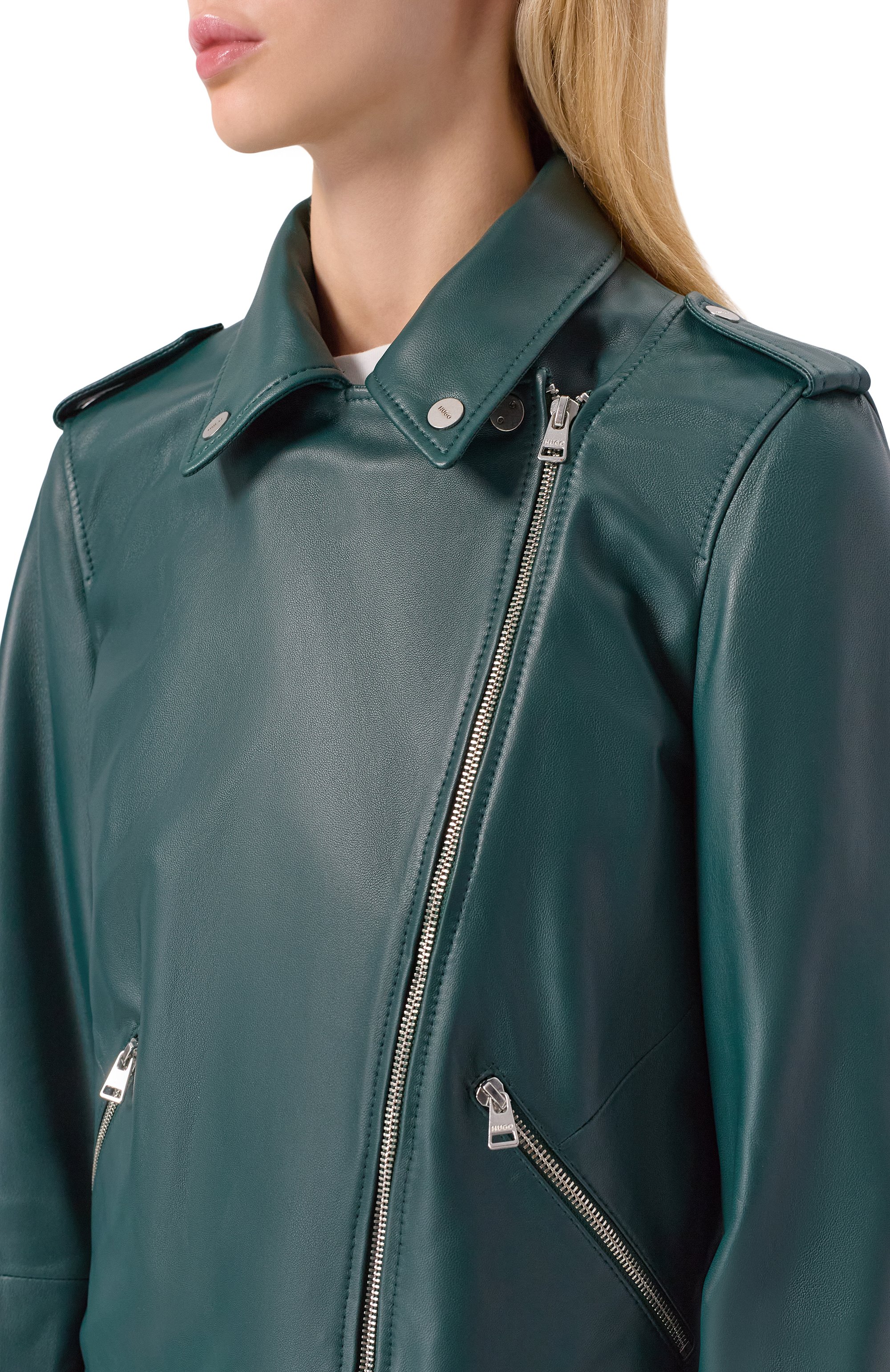 Кожаная куртка HUGO, арт. 50551255, фото 5