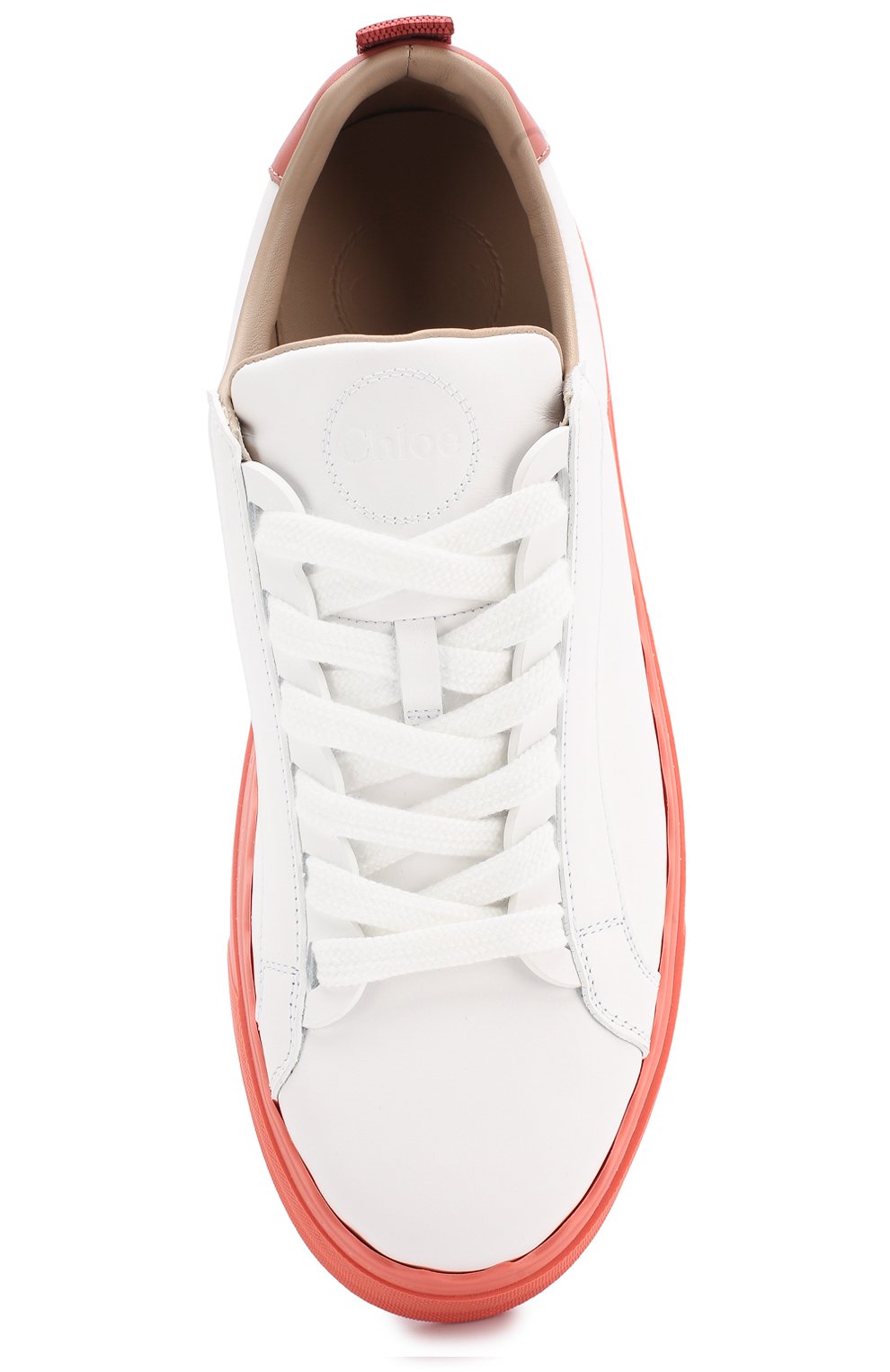 Кожаные кеды lauren CHLOÉ, арт. CHC20U108M1, фото 5