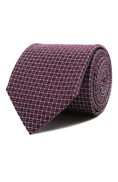 Мужской шелковый галстук CORNELIANI, арт. 87U390-1120305/00