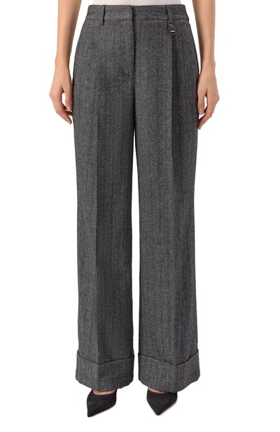 Брюки из шерсти и шелка LORENA ANTONIAZZI, арт. PA30B/5044, фото 3