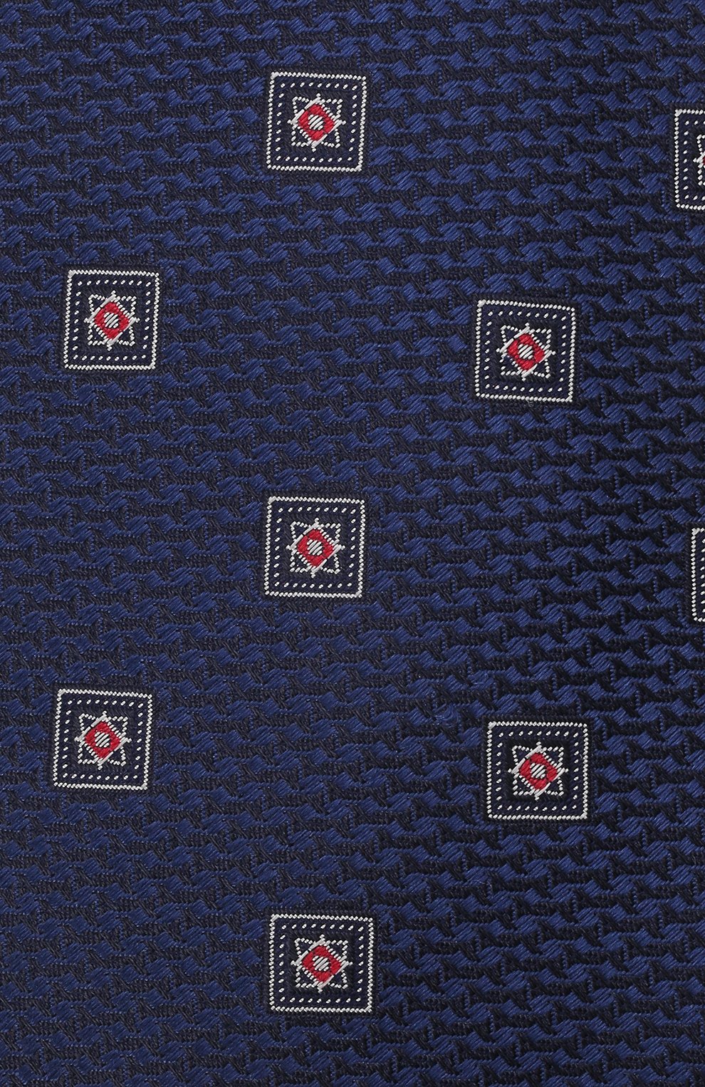 Шелковый галстук CANALI темно-синего цвета по цене 13250 руб., арт. 18/HJ03396, фото 4 Шелковый галстук CANALI, арт. 18/HJ03396, фото 4
