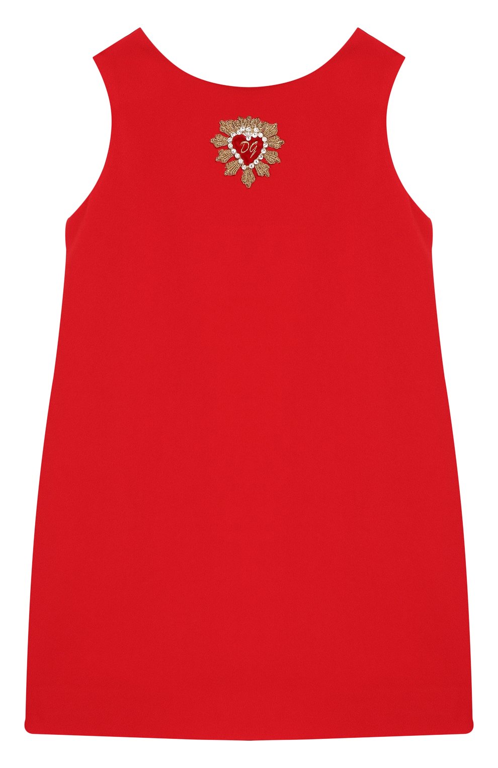 Мини-платье DOLCE & GABBANA красного цвета по цене 45200 руб., арт. L59D79/FURDV/2-6, фото 1 Мини-платье DOLCE & GABBANA, арт. L59D79/FURDV/2-6, фото 1